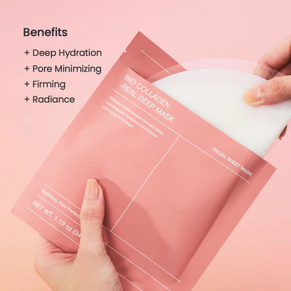 Bio Collagen-Real Deep Mask - 4 sheets