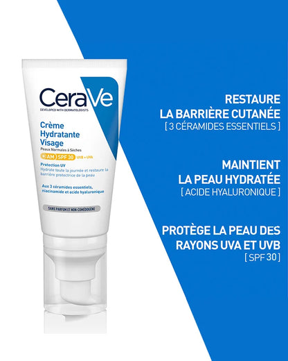Crème Hydratante Visage SPF30
