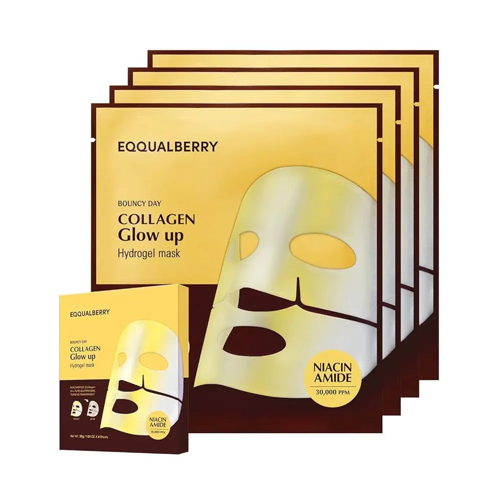 Collagen Glow Up Hydrogel Mask - 4 Feuilles