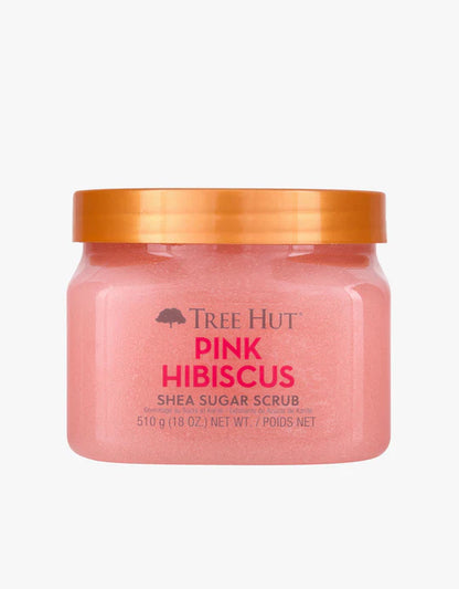 Pink hibiscus shea sugar scrub