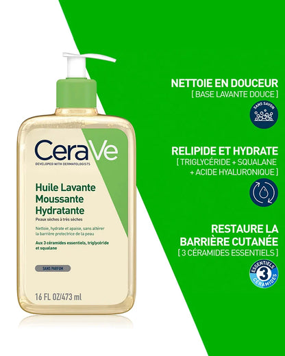 Huile Lavante Moussante Hydratante