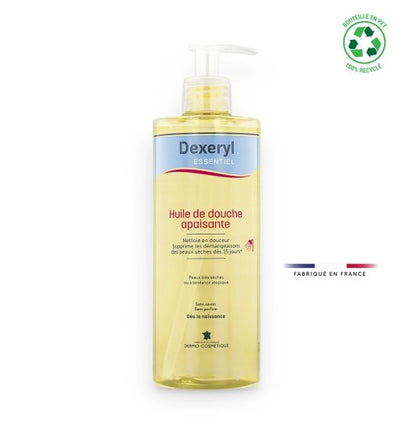 Huile de douche apaisante