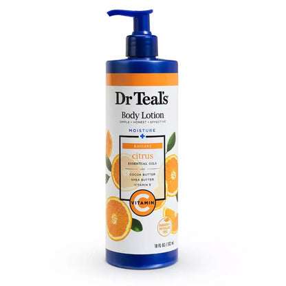 Dr Teal’s Glow & Radiance – Lotion corporelle au Citrus et à la vitamine C